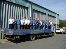 Kenhire 2004 - Kenhire Staff on Iveco Dropside Truck 